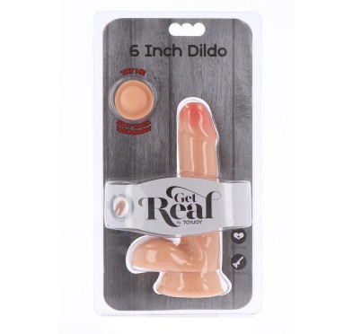 Dual density dildo6 inch balls